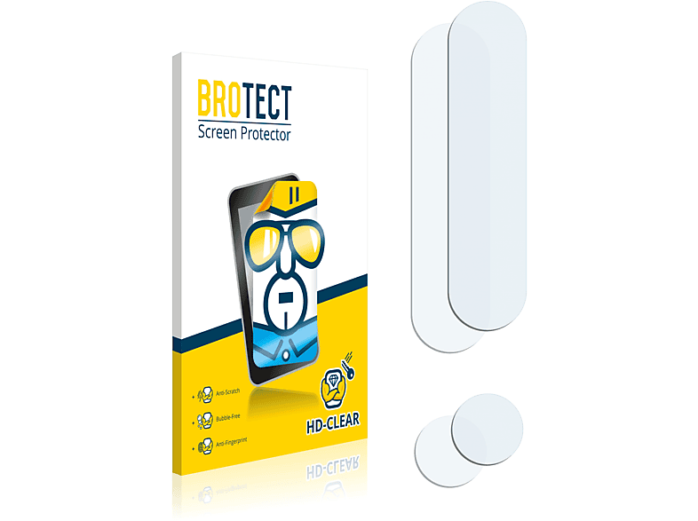 BROTECT 2x klare Schutzfolie(für Xiaomi Mi Note 10 Pro)