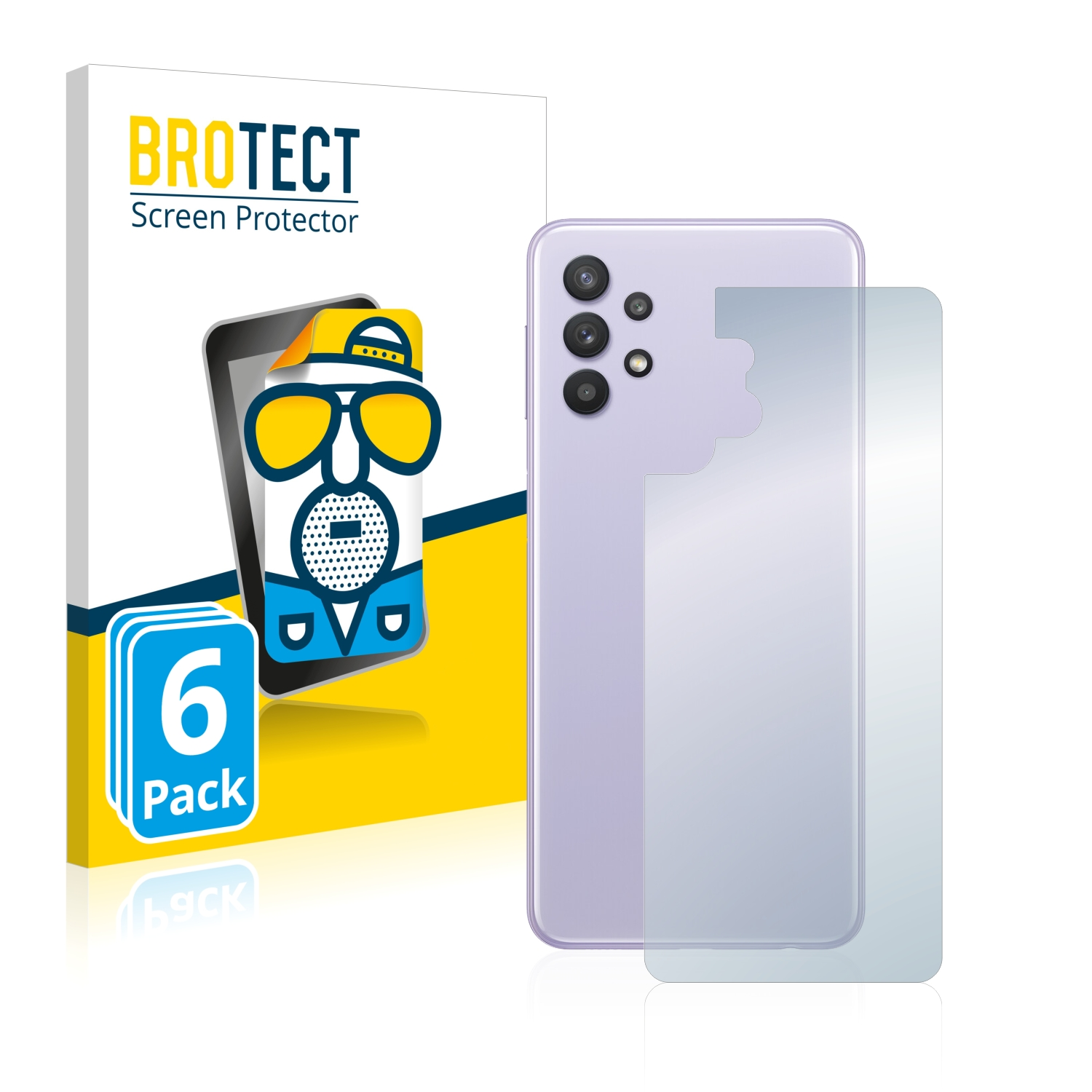 A32) Schutzfolie(für Samsung 6x Galaxy BROTECT matte