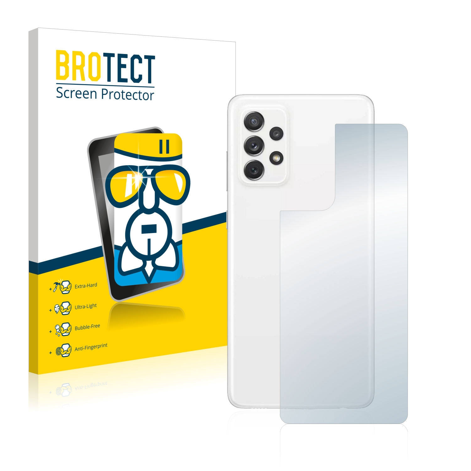 BROTECT Airglass klare A72) Schutzfolie(für Galaxy Samsung