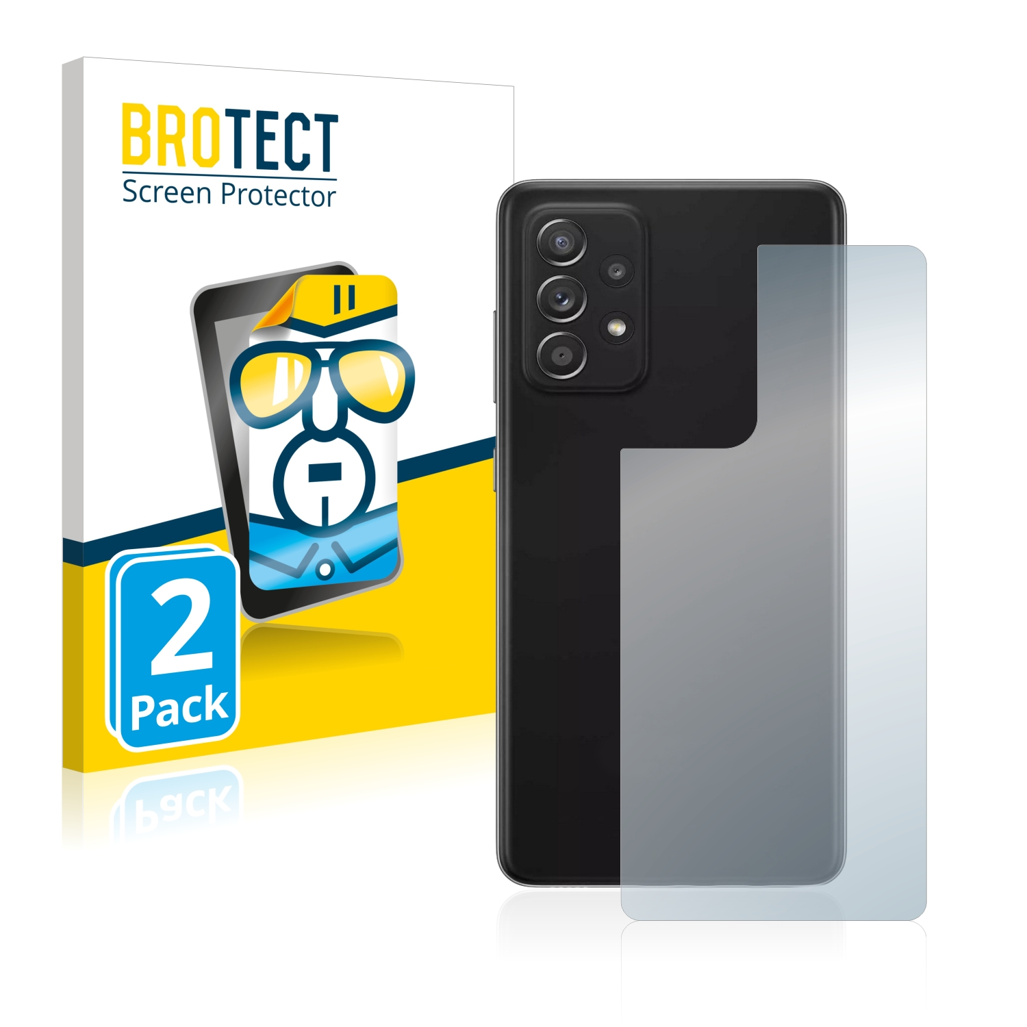 BROTECT 2x klare Schutzfolie(für Samsung A52) Galaxy