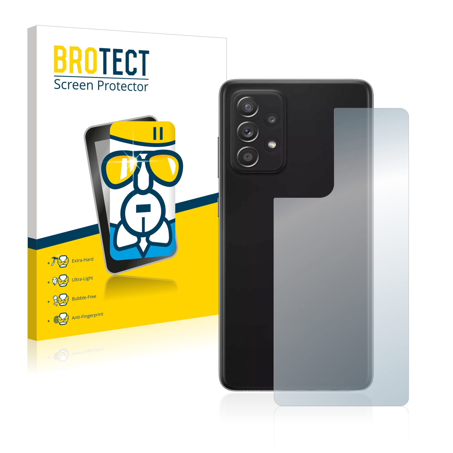 BROTECT Airglass klare A52) Galaxy Samsung Schutzfolie(für