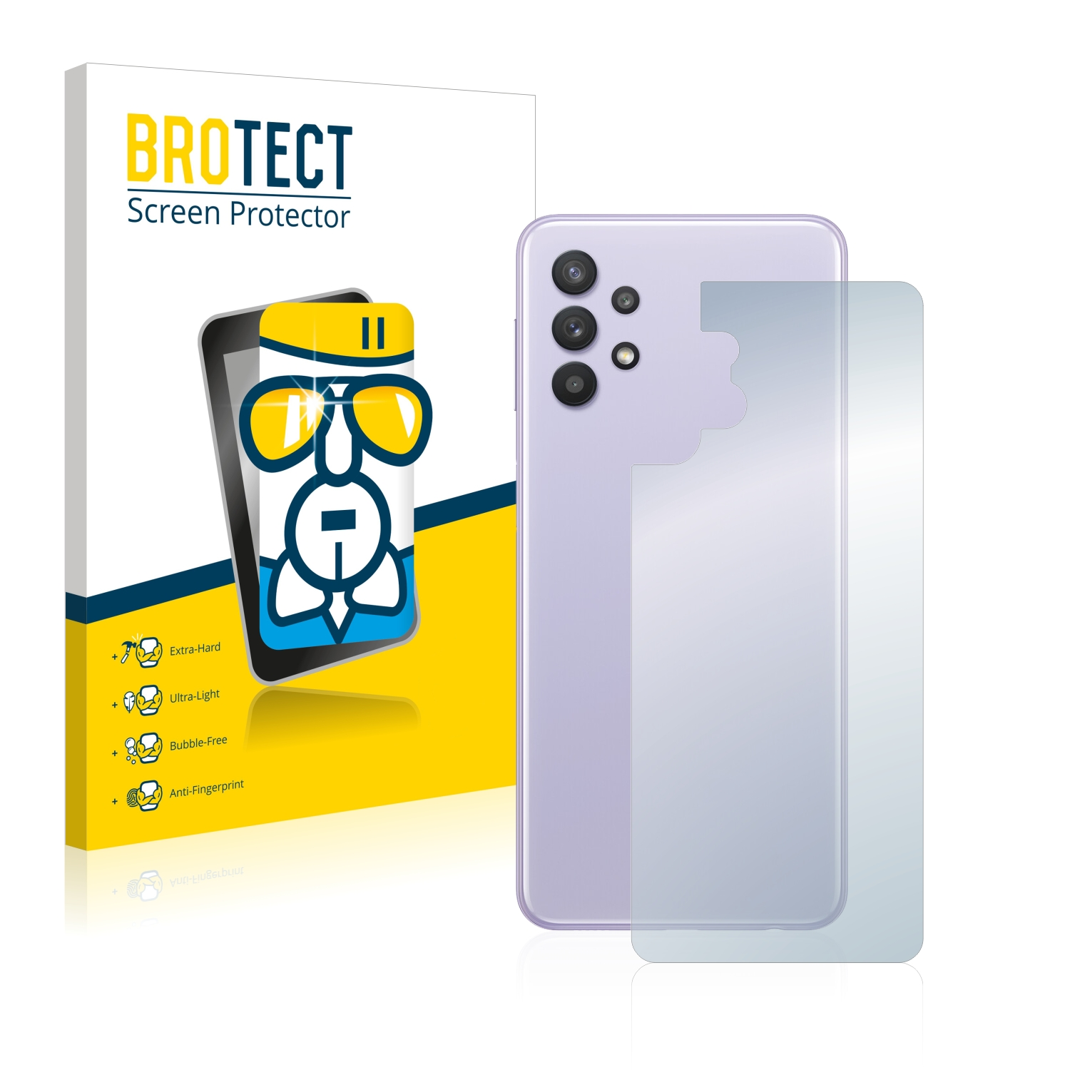 BROTECT Airglass klare Schutzfolie(für Samsung A32) Galaxy