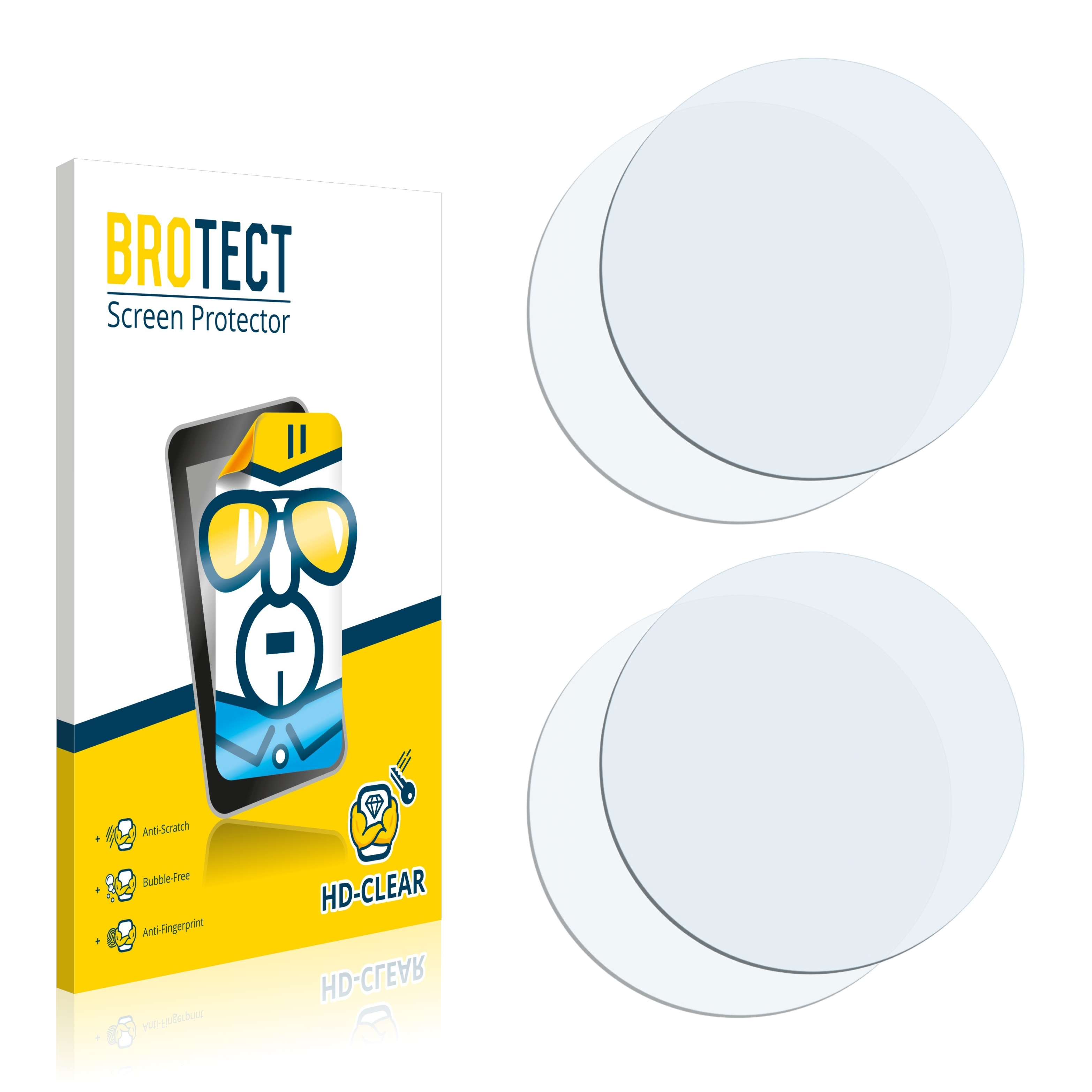 BROTECT 2x klare Schutzfolie(für X5 Oppo Find Pro)