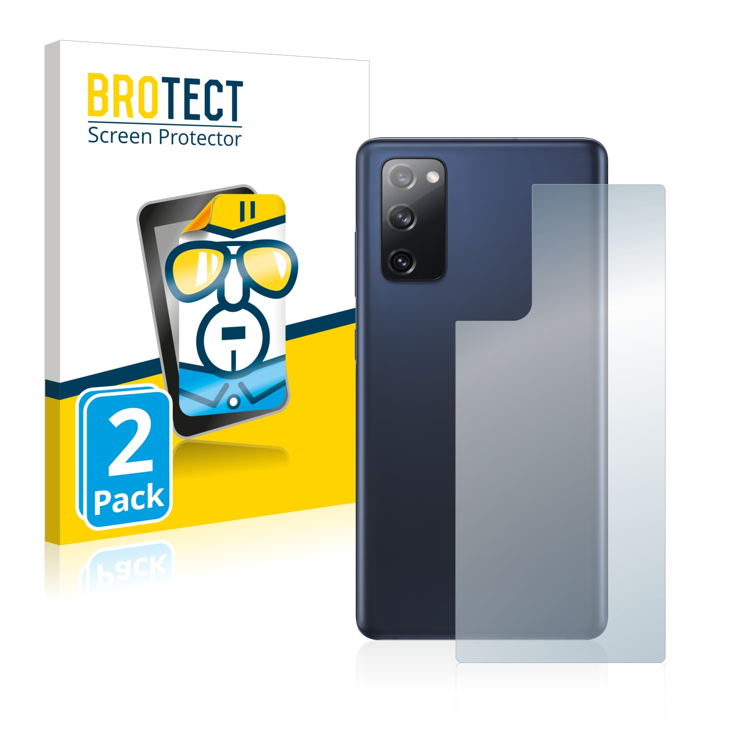 BROTECT 2x klare Schutzfolie(für Samsung FE S20 Galaxy 5G)