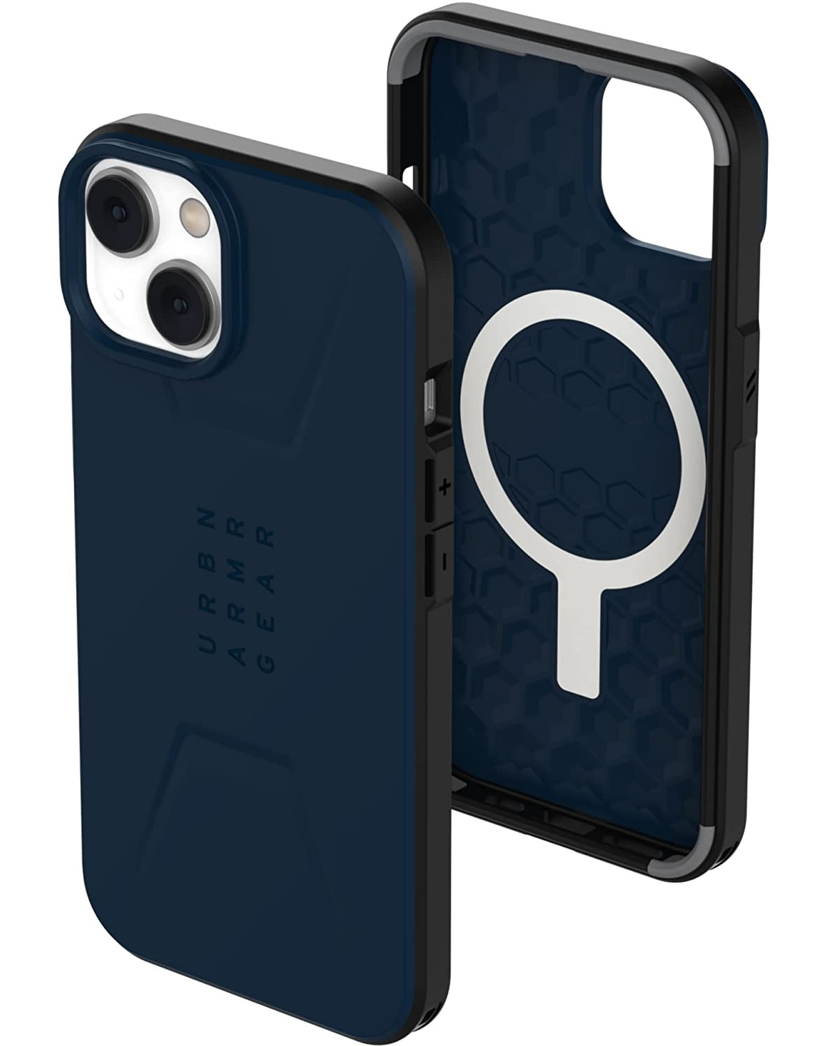GEAR ARMOR iPhone URBAN Backcover, blau 14 MagSafe, Civilian Apple, Plus,