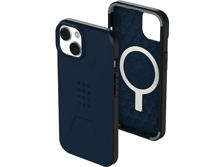 ARMOR iPhone blau Civilian Apple, URBAN GEAR MagSafe, Plus, Backcover, 14