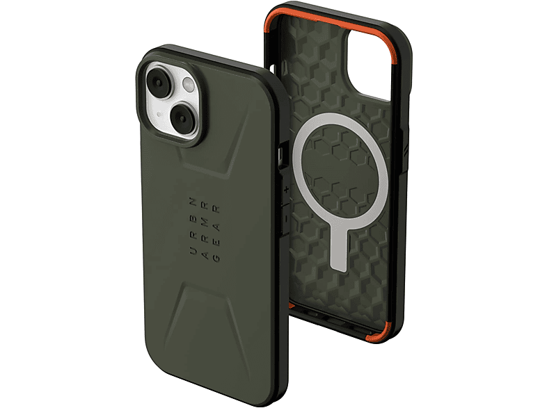 Apple, iPhone Backcover, URBAN Plus, MagSafe, Civilian 14 ARMOR GEAR grün