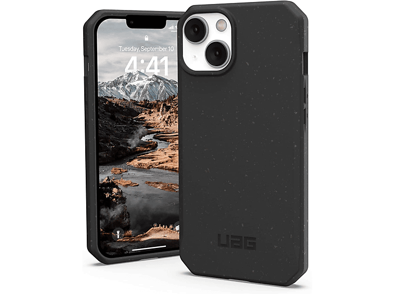 URBAN ARMOR GEAR Outback-Bio, 14 Apple, Plus, schwarz Backcover, iPhone