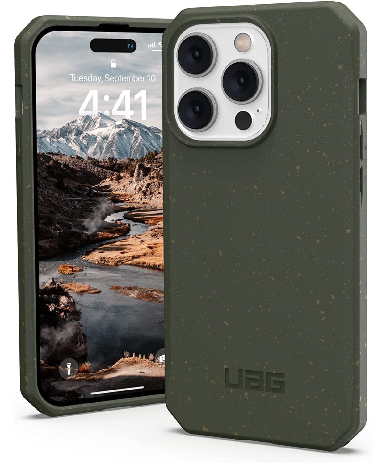 URBAN ARMOR GEAR iPhone Pro olive 14 Max, Outback-Bio, Apple, Backcover