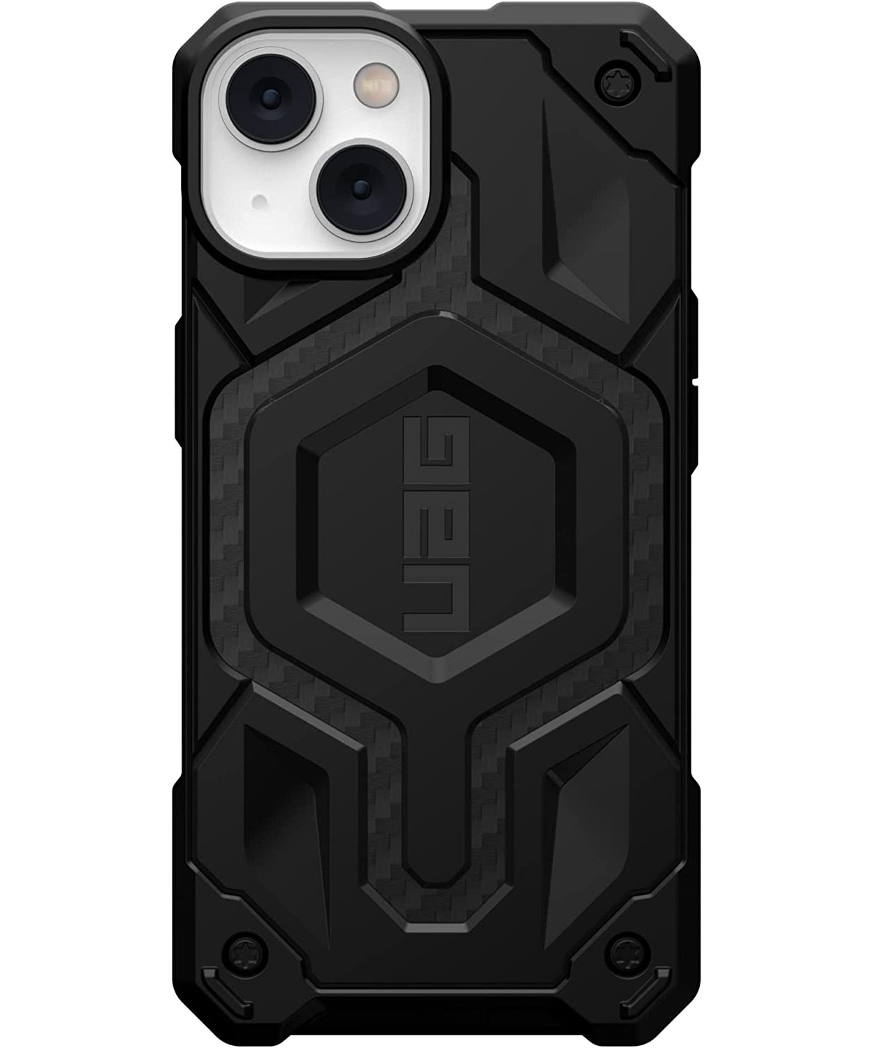 14 carbon MagSafe, fiber Pro ARMOR Monarch Backcover, Plus, URBAN Apple, GEAR iPhone