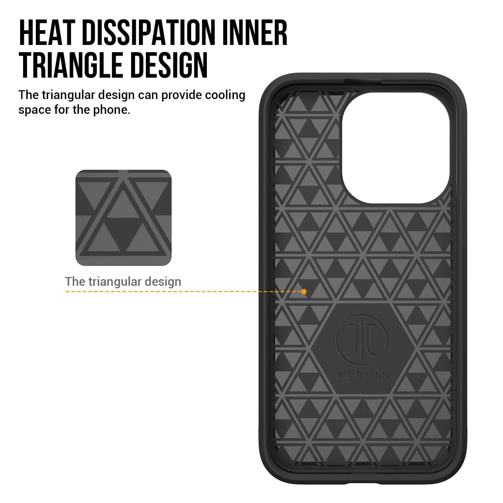 JT BERLIN iPhone 14 Backcover, Pro Pankow Schwarz Max, Solid, Apple