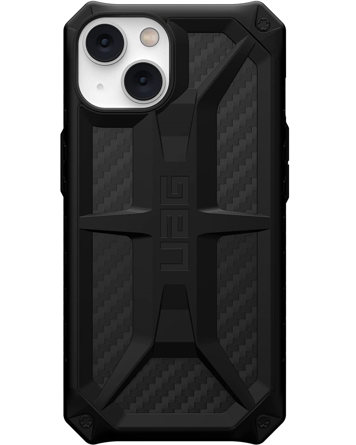 URBAN ARMOR GEAR 14 Backcover, carbon Plus, Monarch, fiber Apple, iPhone