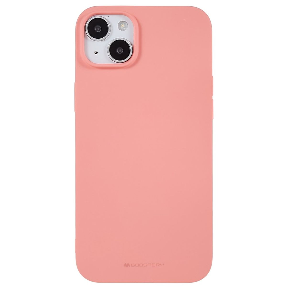COVERKINGZ Handycase aus Silikon, iPhone 14 Apple, Backcover, Lachsfarben / Plus, Rosa