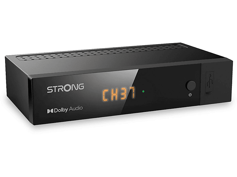 STRONG SRT 8216 Terrestrischer HD Receiver (DVBT2 (H.265), schwarz