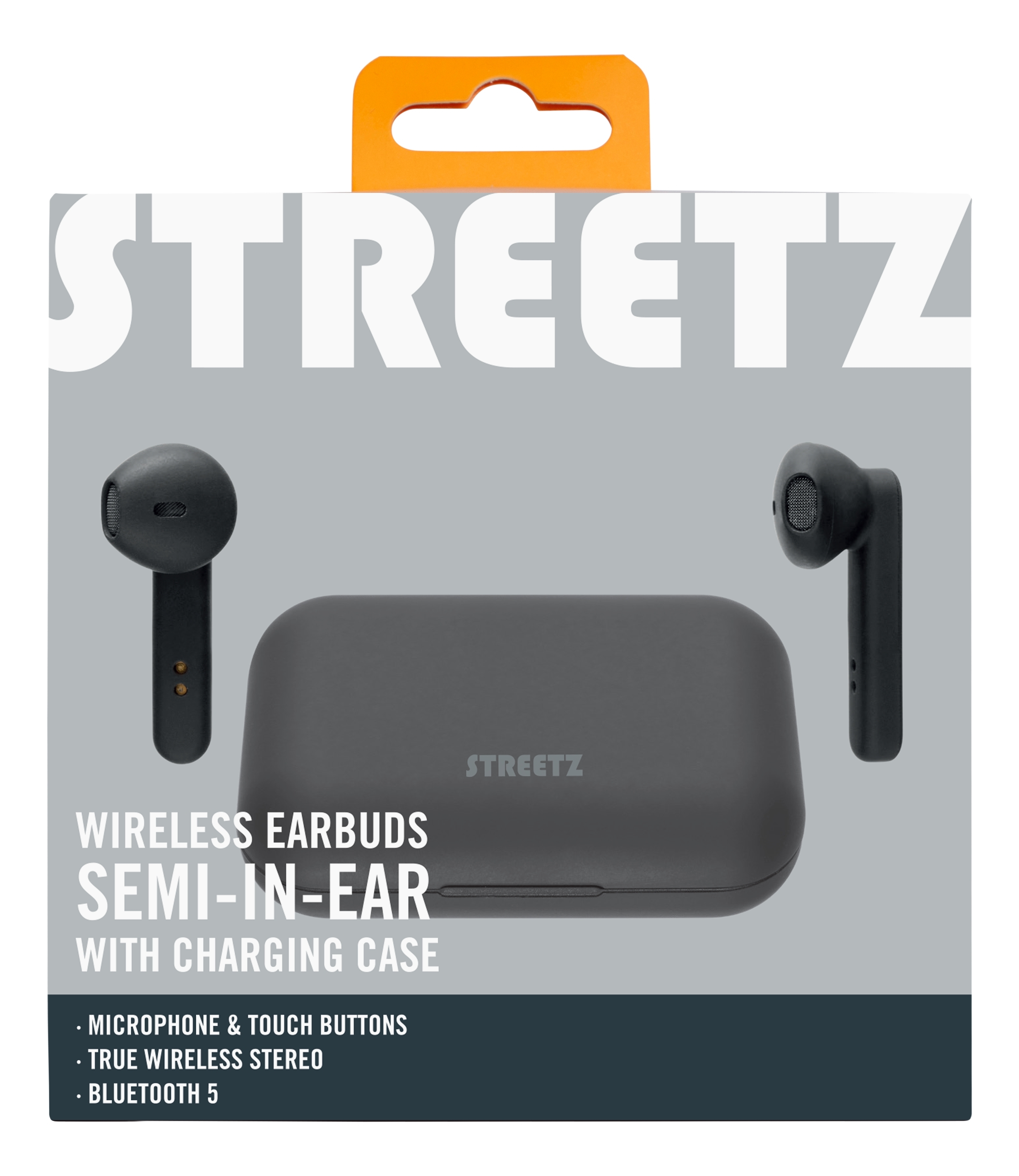 STREETZ TWS-104, On-ear schwarz Kopfhörer