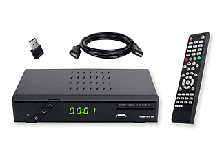 SET-ONE 740 HD-HW DVB-T-Receiver (HDTV, PVR-Funktion, DVB-T, DVB-T2 (H.264), DVB-T2 (H.265), schwarz)