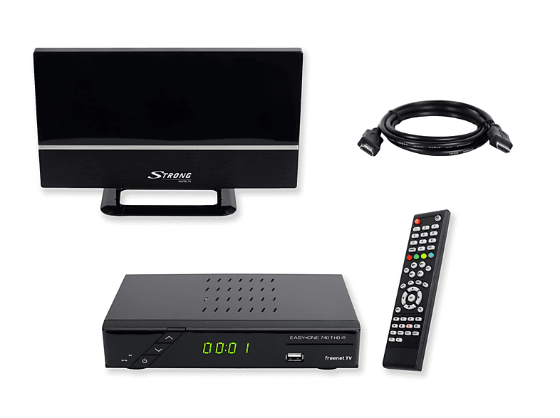 SETONE 740 HD Home Bundel DVBTReceiver (HDTV, PVRFunktion, DVBT