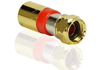 PREMIUMX 30m SAT Antennenkabel Digital Innenleiter REINES KUPFER mit F-Kompressionsstecker XCon G2 Antennenkabel