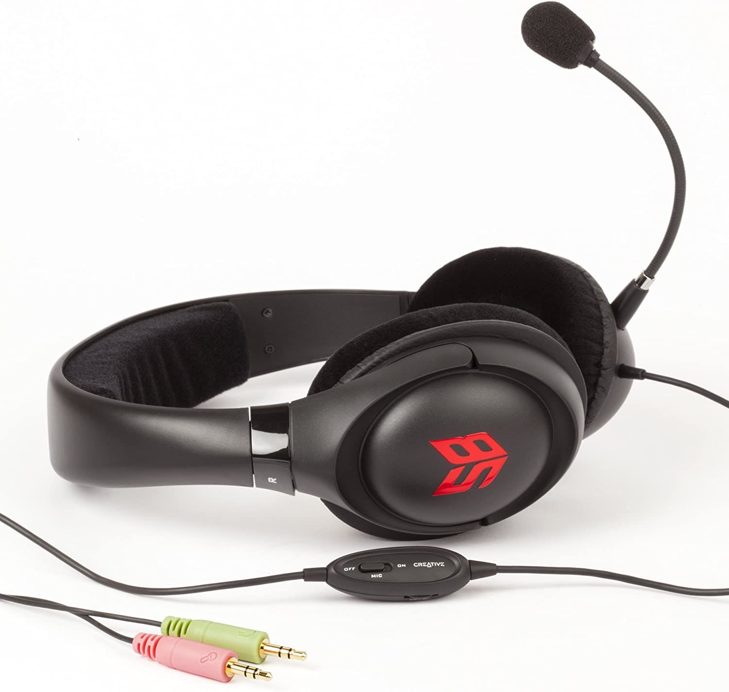 Schwarz HS-810, CREATIVE Headset Gaming Over-ear GH0320