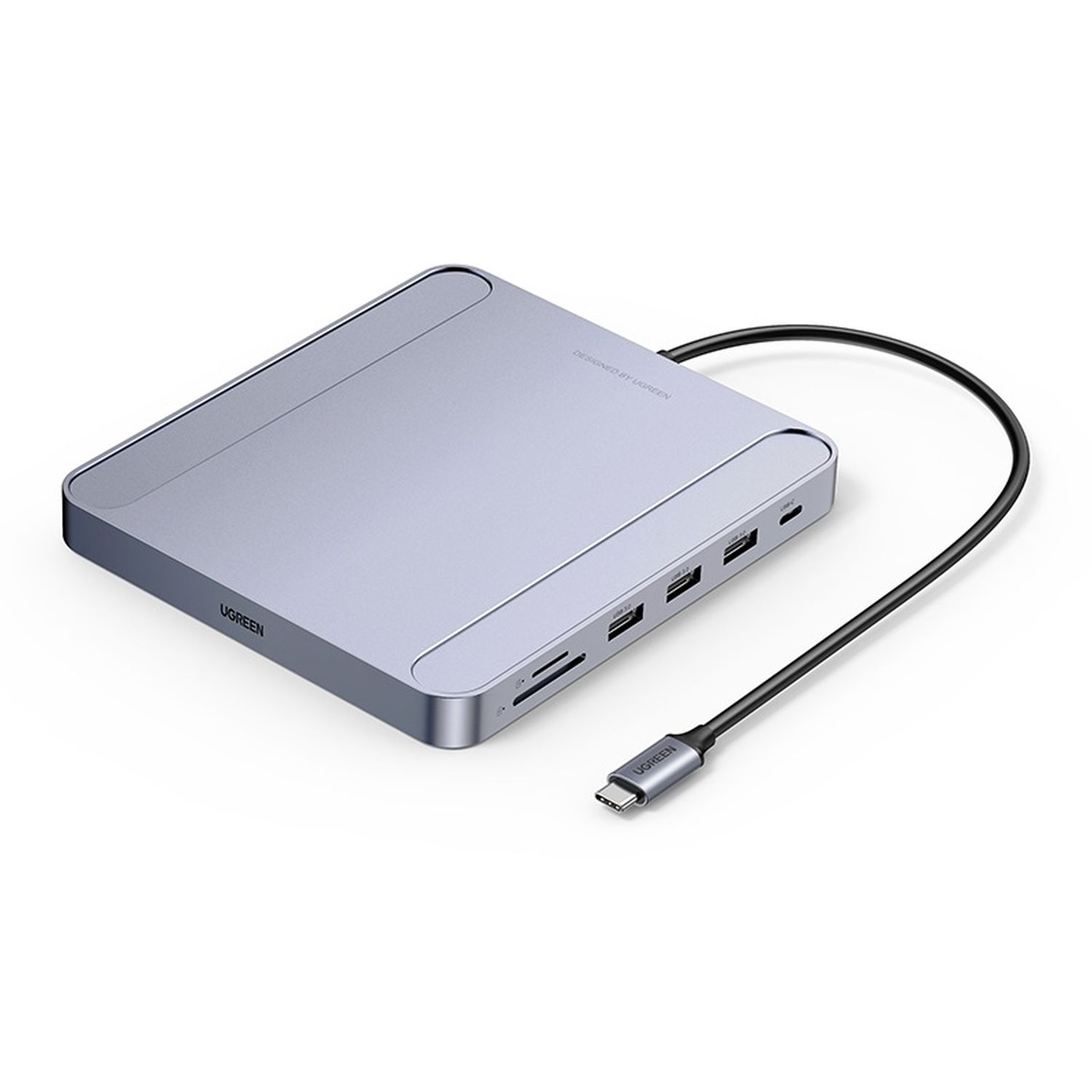 UGREEN CM522, USB Hub, Grau