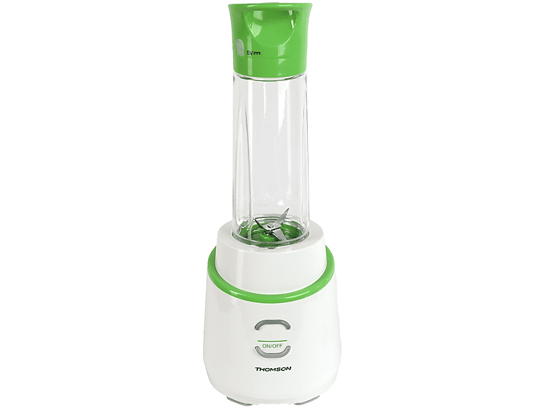 THOMSON THBL962V Standmixer weiß/grün (250 Watt, 0.6 l) MediaMarkt