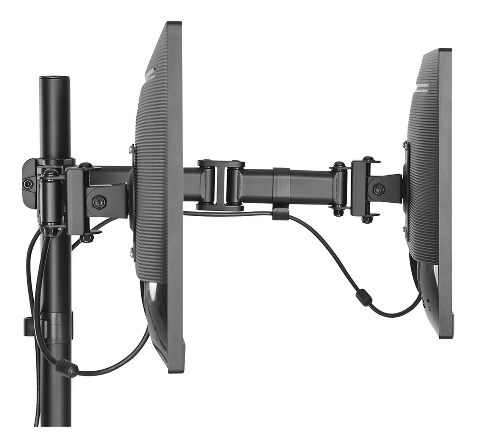 ARM-0300 DELTACO Wandhalterung Monitore, schwarz 2 für