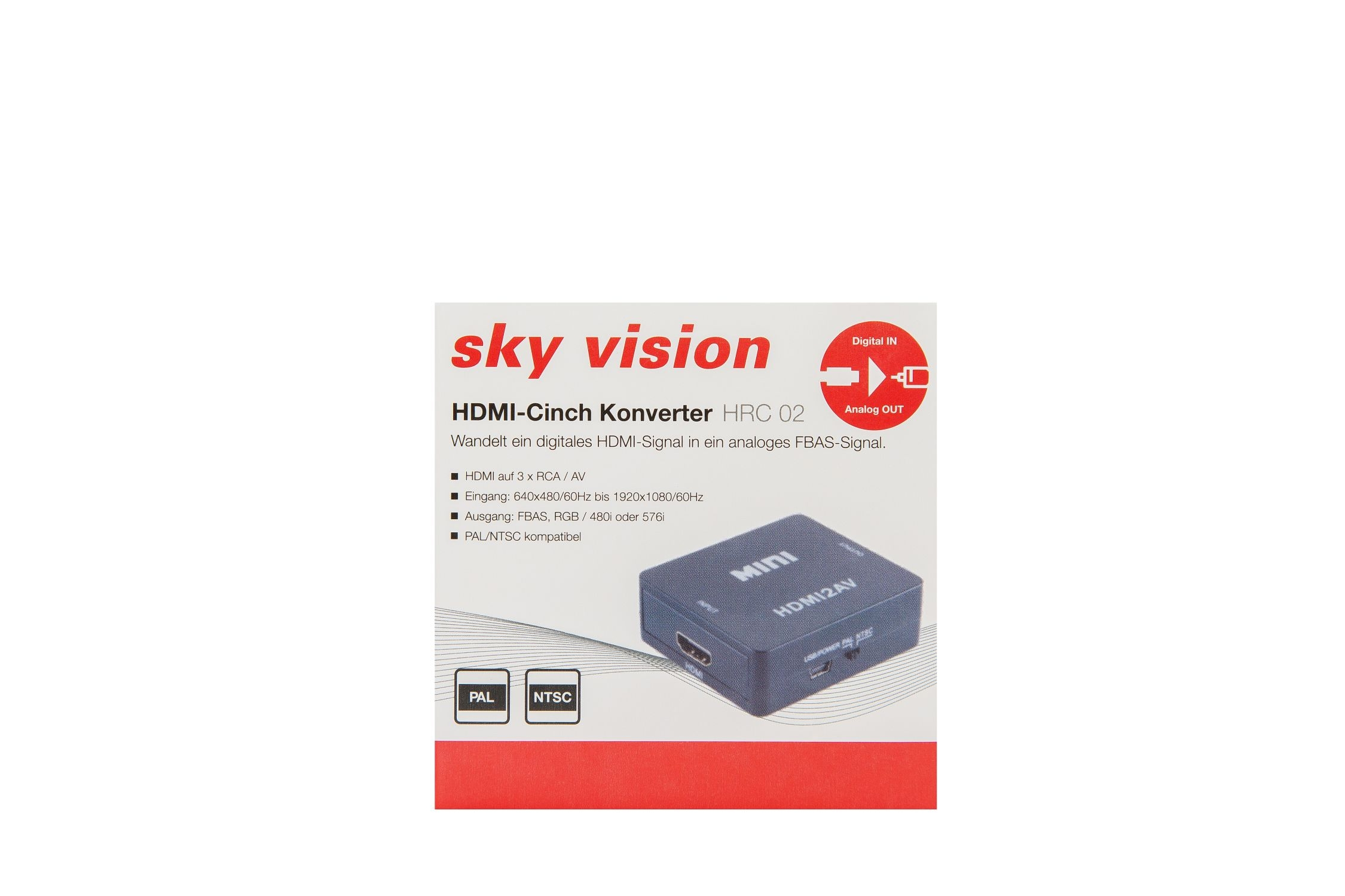 zu V1116 FBAS-Konverter HDMI VISION SKY