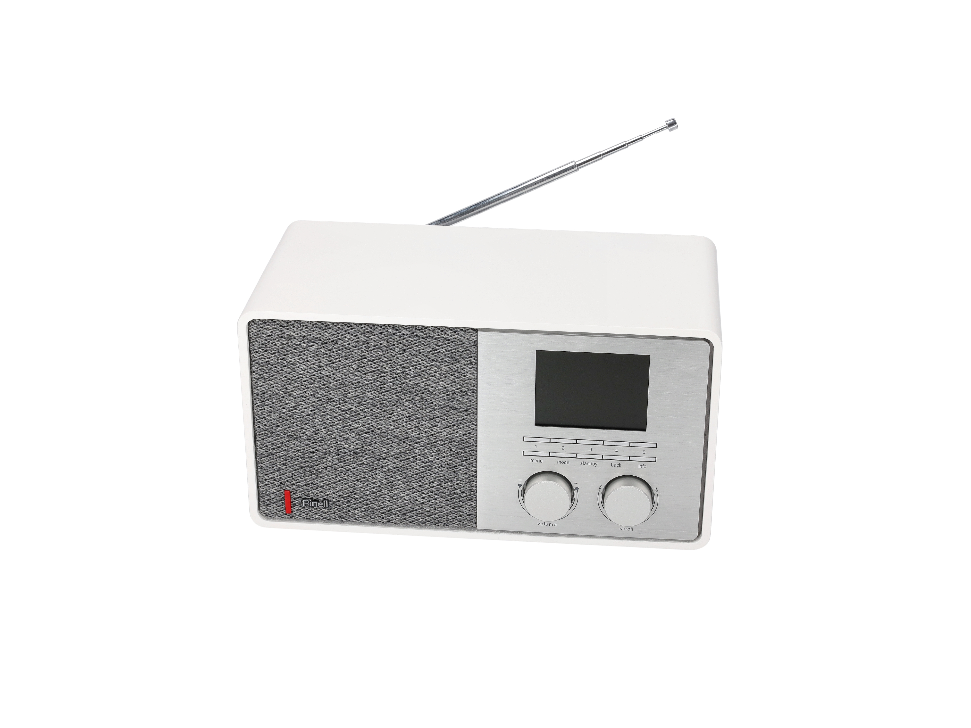 Bluetooth, Internet-Radio, Supersound DAB+, Weiß PINELL 301 FM/DAB+,