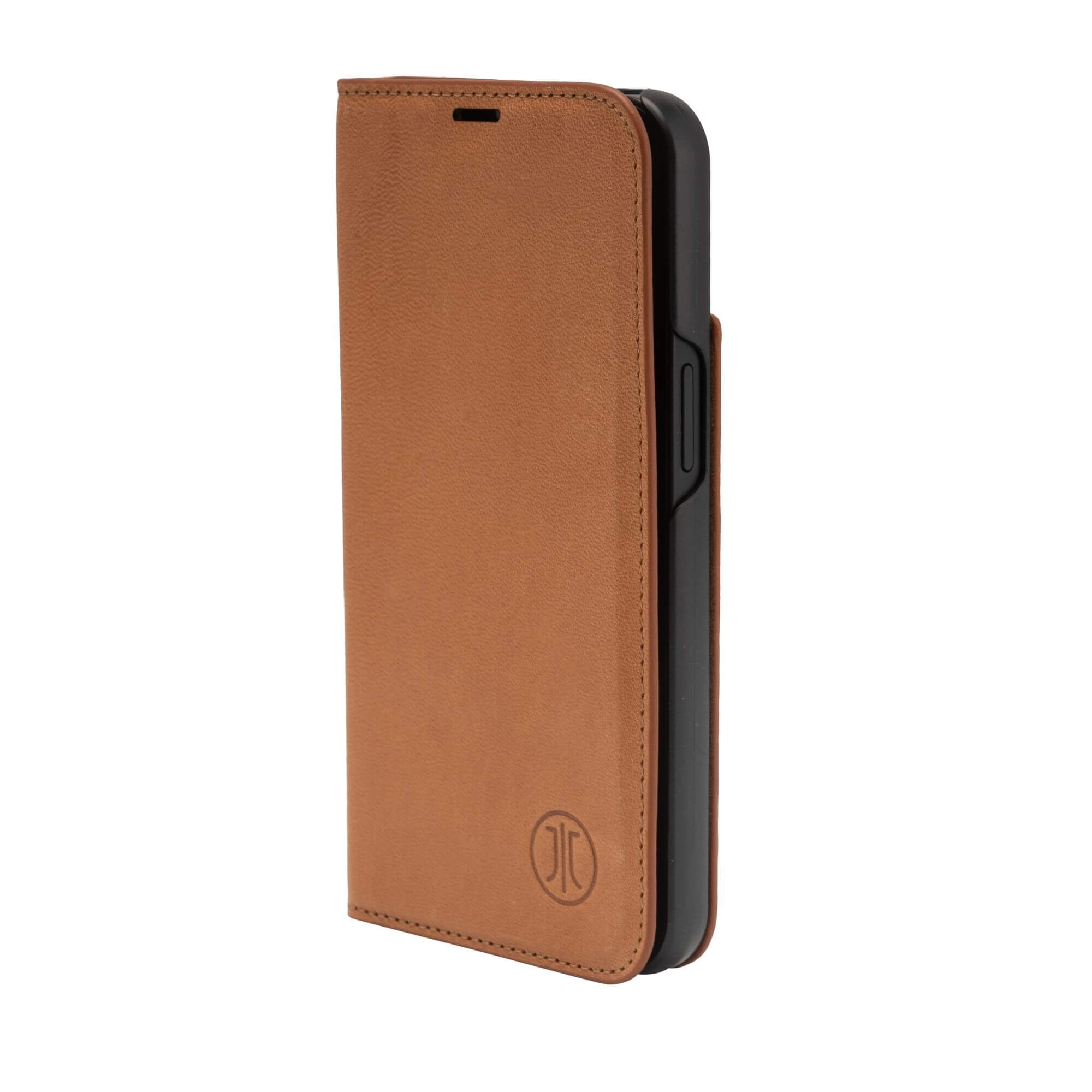 JT BERLIN Bookcover, cognac 14 BookCase Pro, Tegel, iPhone Apple