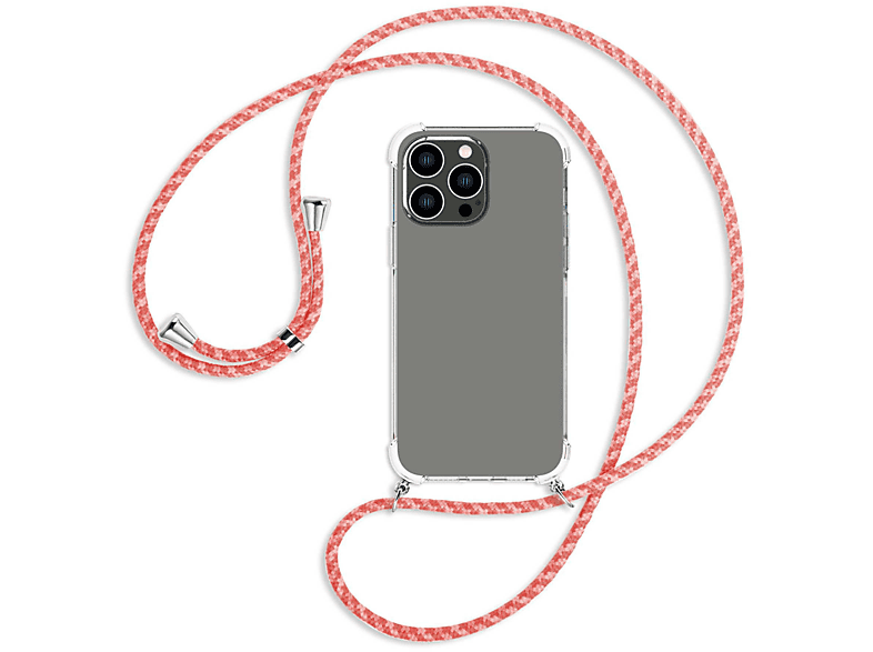 Apple, Pro MORE MTB Umhänge-Hülle silber Backcover, Max, Dream 14 Pastel mit Kordel, ENERGY / iPhone