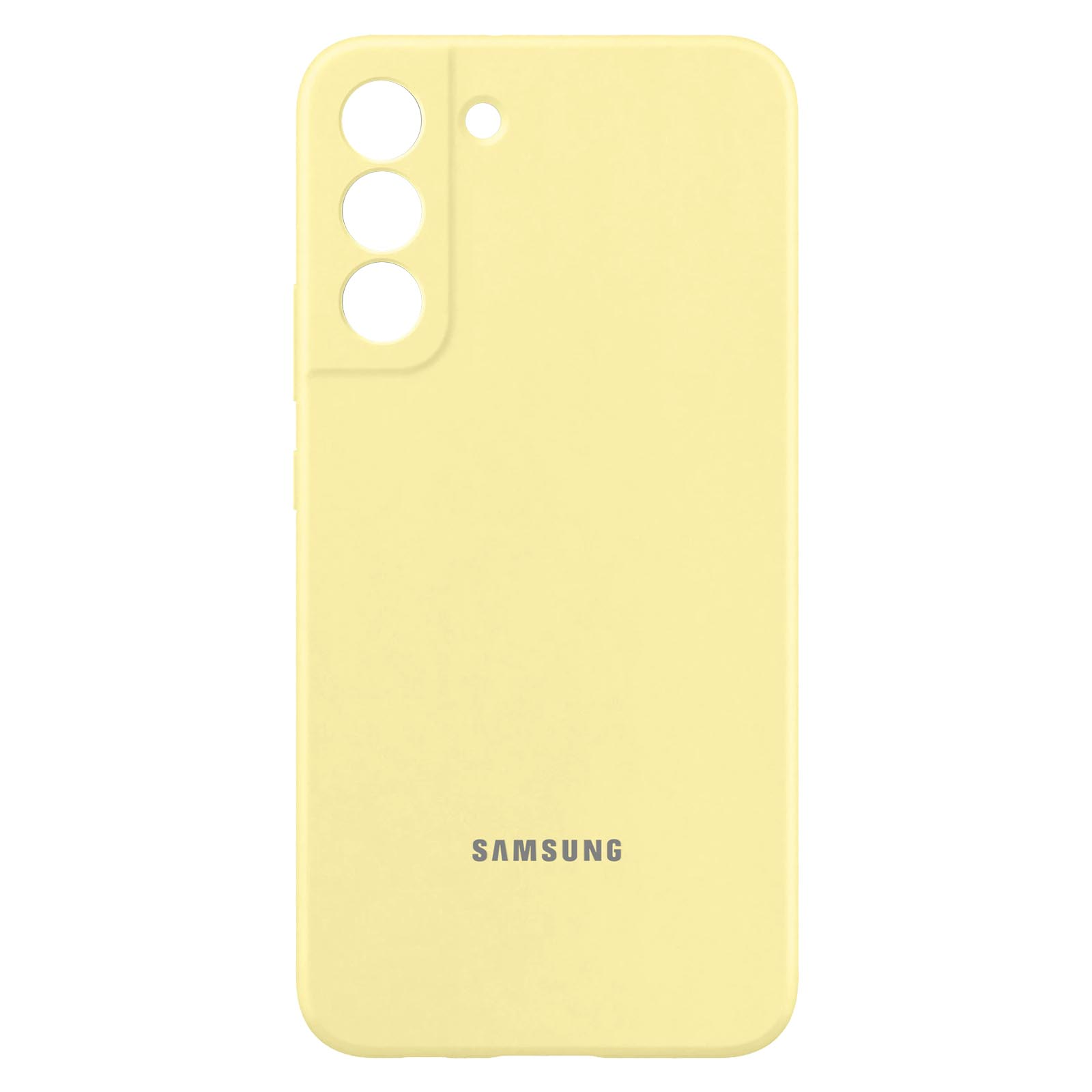 Cover Plus, S22 SAMSUNG Series, Backcover, Silicone Gelb Galaxy Samsung,