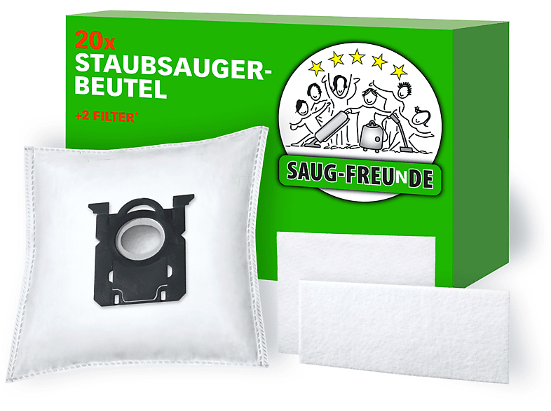 10x Staubsauger-Beutel SAUG-FREUNDE
