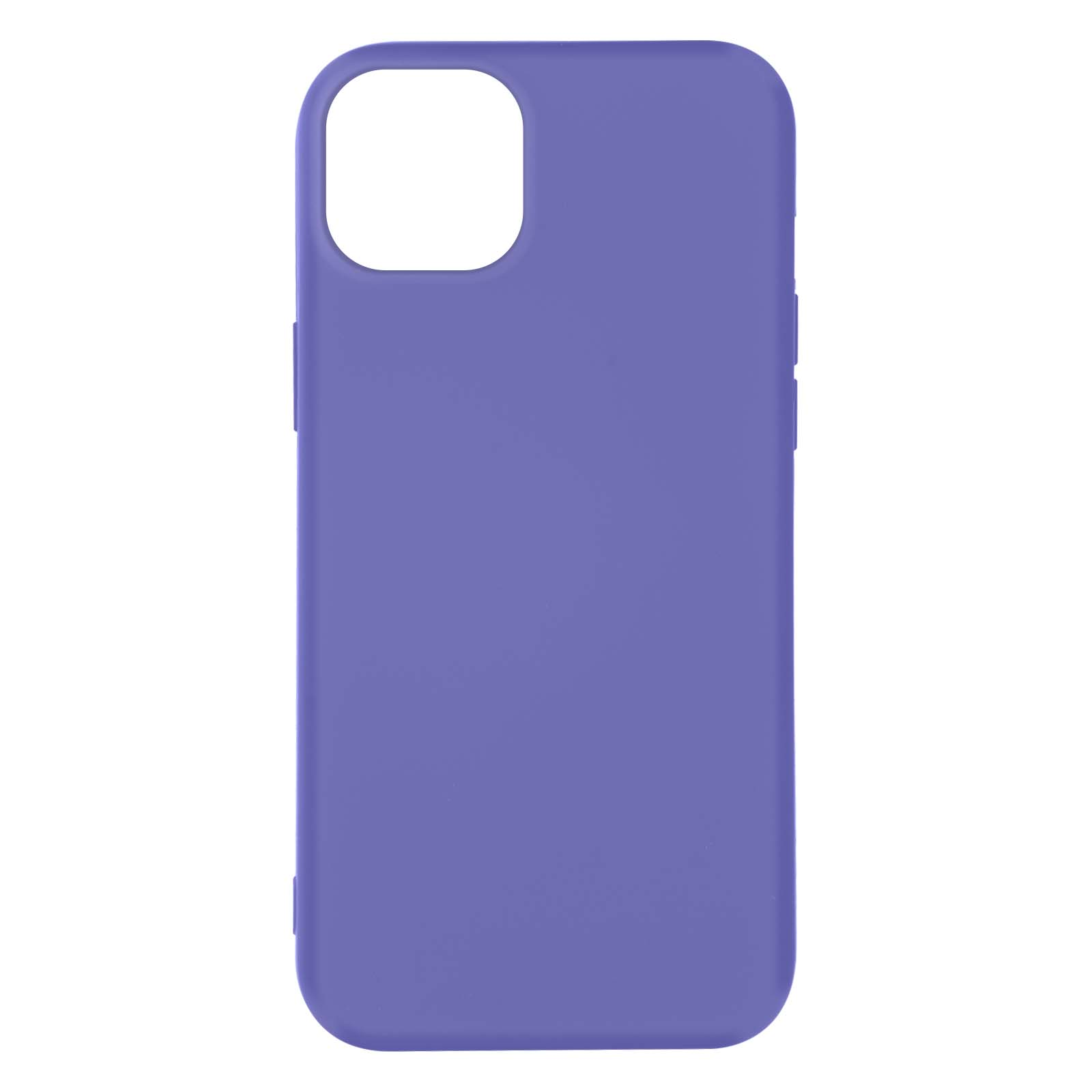 AVIZAR Soft Apple, Handyhülle Plus, Series, iPhone Violett Touch Backcover, 14