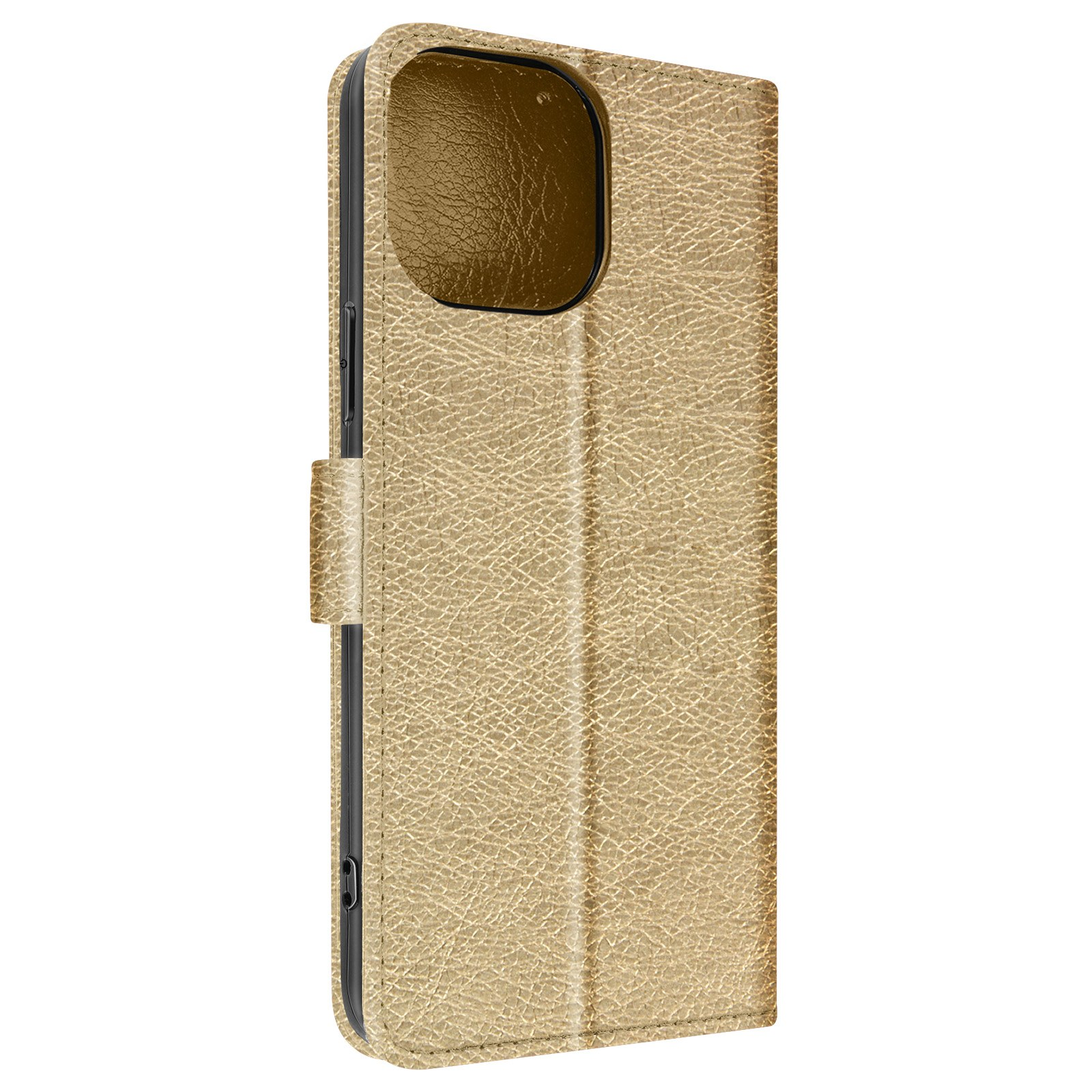 AVIZAR Chester Series, Bookcover, Apple, 14 iPhone Gold Pro