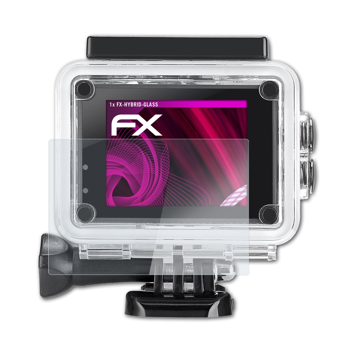 IceFox ATFOLIX FX-Hybrid-Glass 4k Cam Schutzglas(für I5) Action