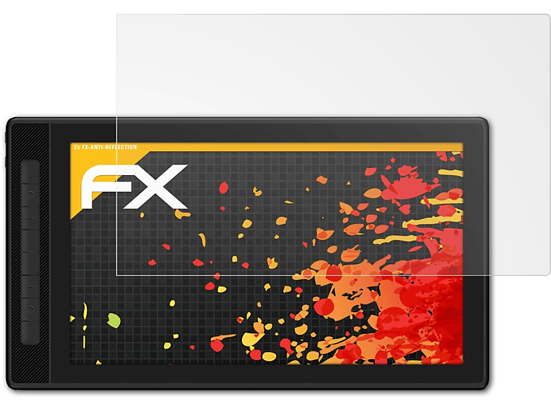 ATFOLIX 2x FX-Antireflex Displayschutz(für Huion Kamvas Pro 16 2.5K)