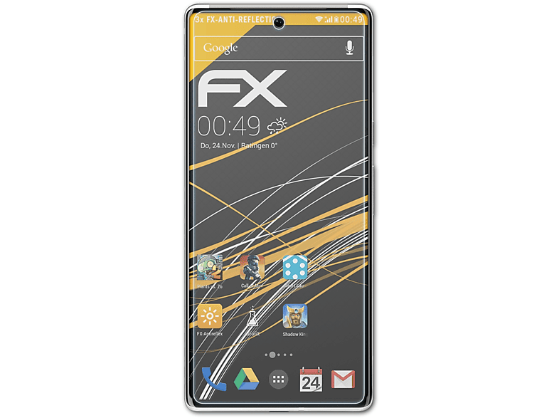 ATFOLIX 6) Displayschutz(für FX-Antireflex 3x Google Pixel