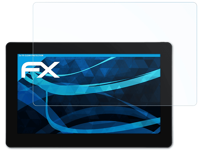 ATFOLIX 2x FX-Clear Displayschutz(für Huion Kamvas Pro 16 4K)