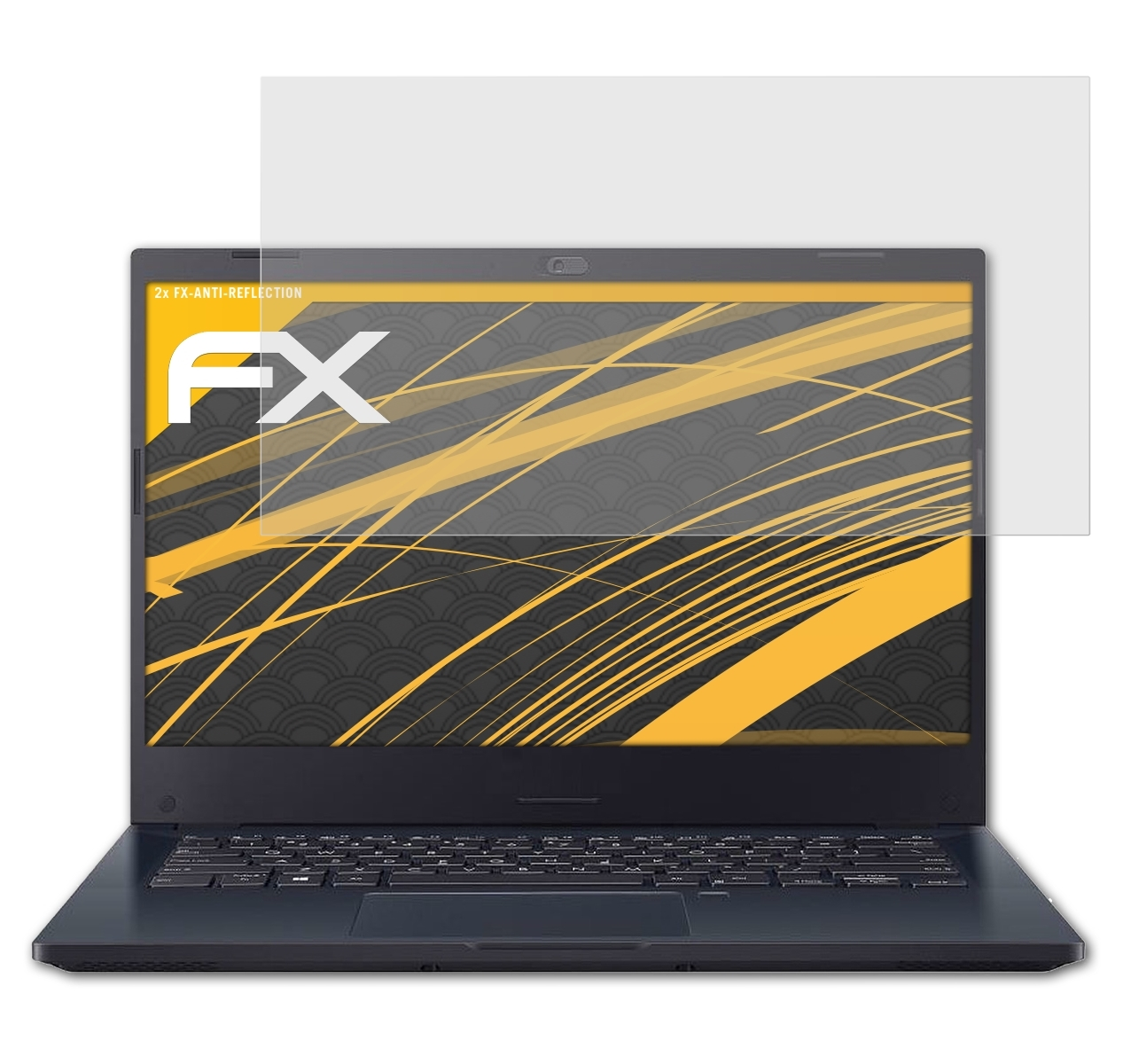 ATFOLIX 2x FX-Antireflex (P2451FA)) Asus Displayschutz(für ExpertBook