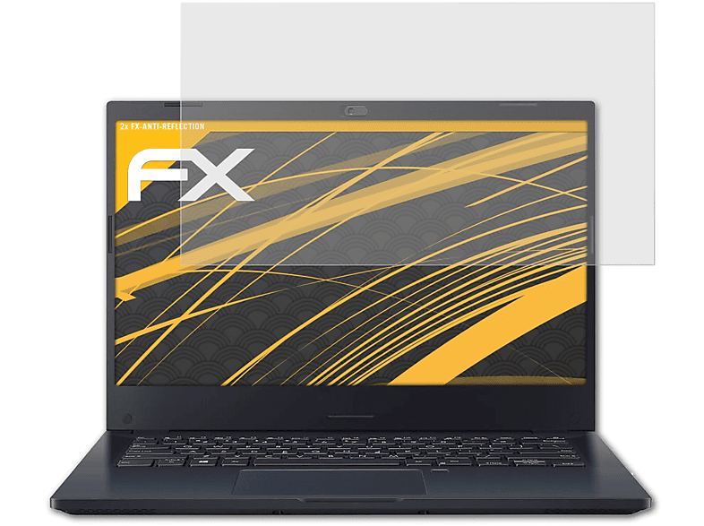 FX-Antireflex ATFOLIX Displayschutz(für Asus 2x (P2451FA)) ExpertBook