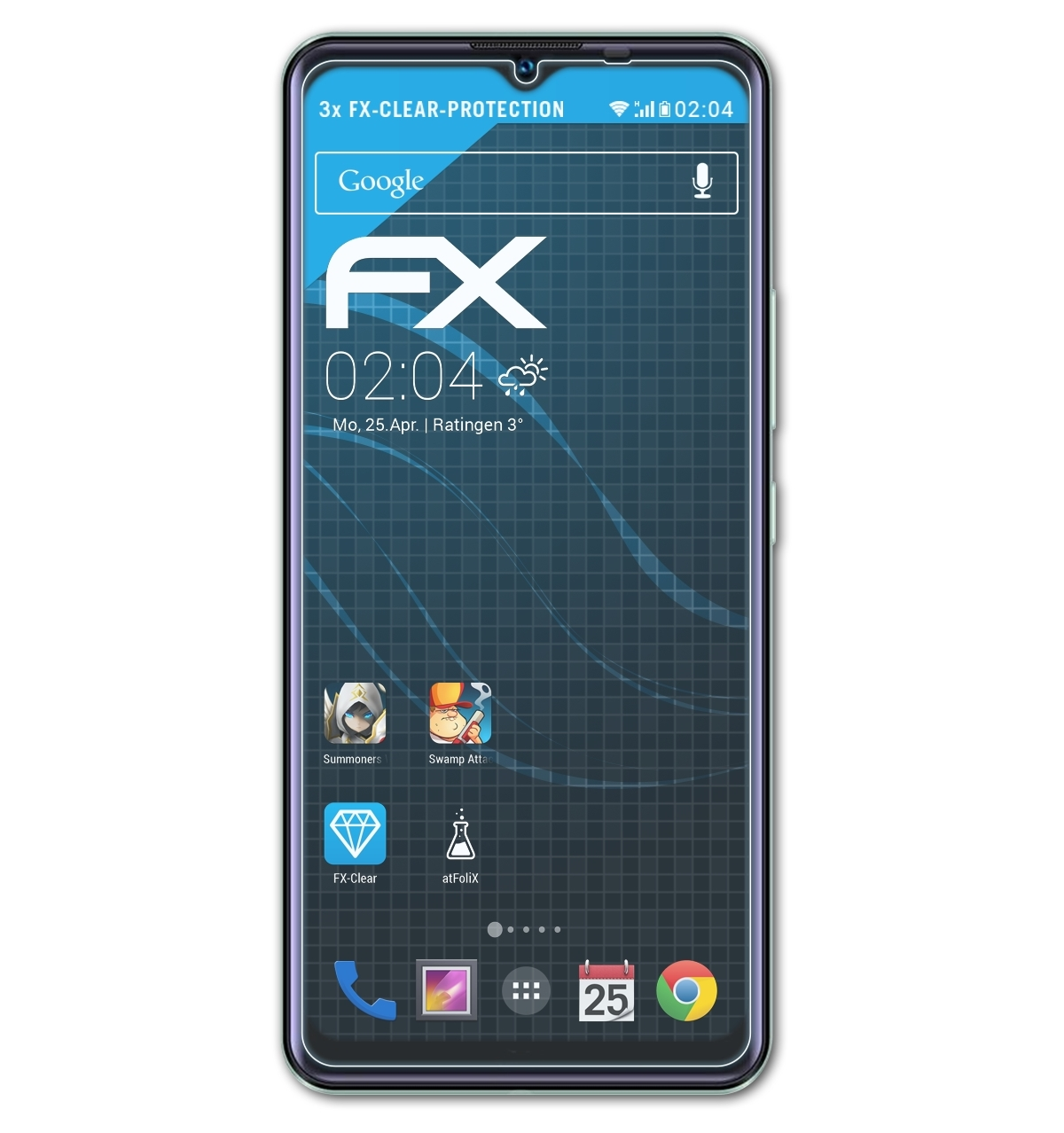 FX-Clear ATFOLIX Oukitel 3x C25) Displayschutz(für