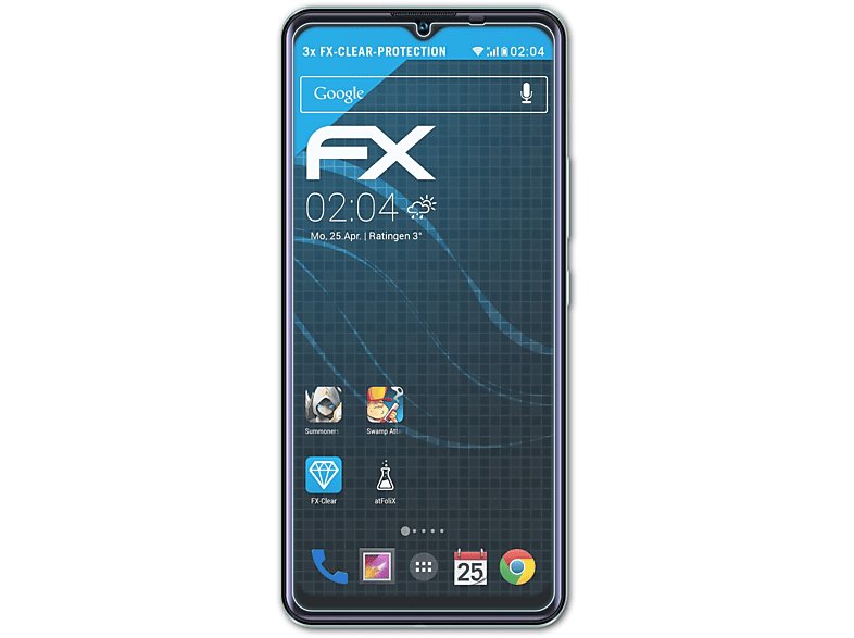 FX-Clear ATFOLIX Oukitel 3x C25) Displayschutz(für
