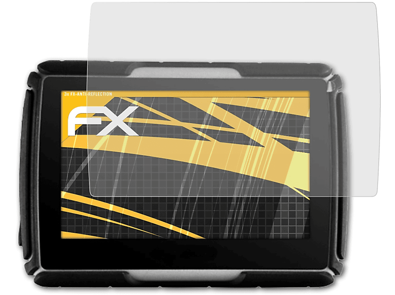 Navitel 3x G550 FX-Antireflex MOTO) ATFOLIX Displayschutz(für