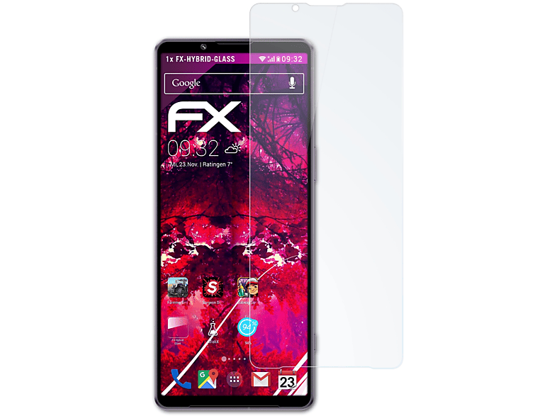 Sony FX-Hybrid-Glass 1 Xperia Schutzglas(für IV) ATFOLIX