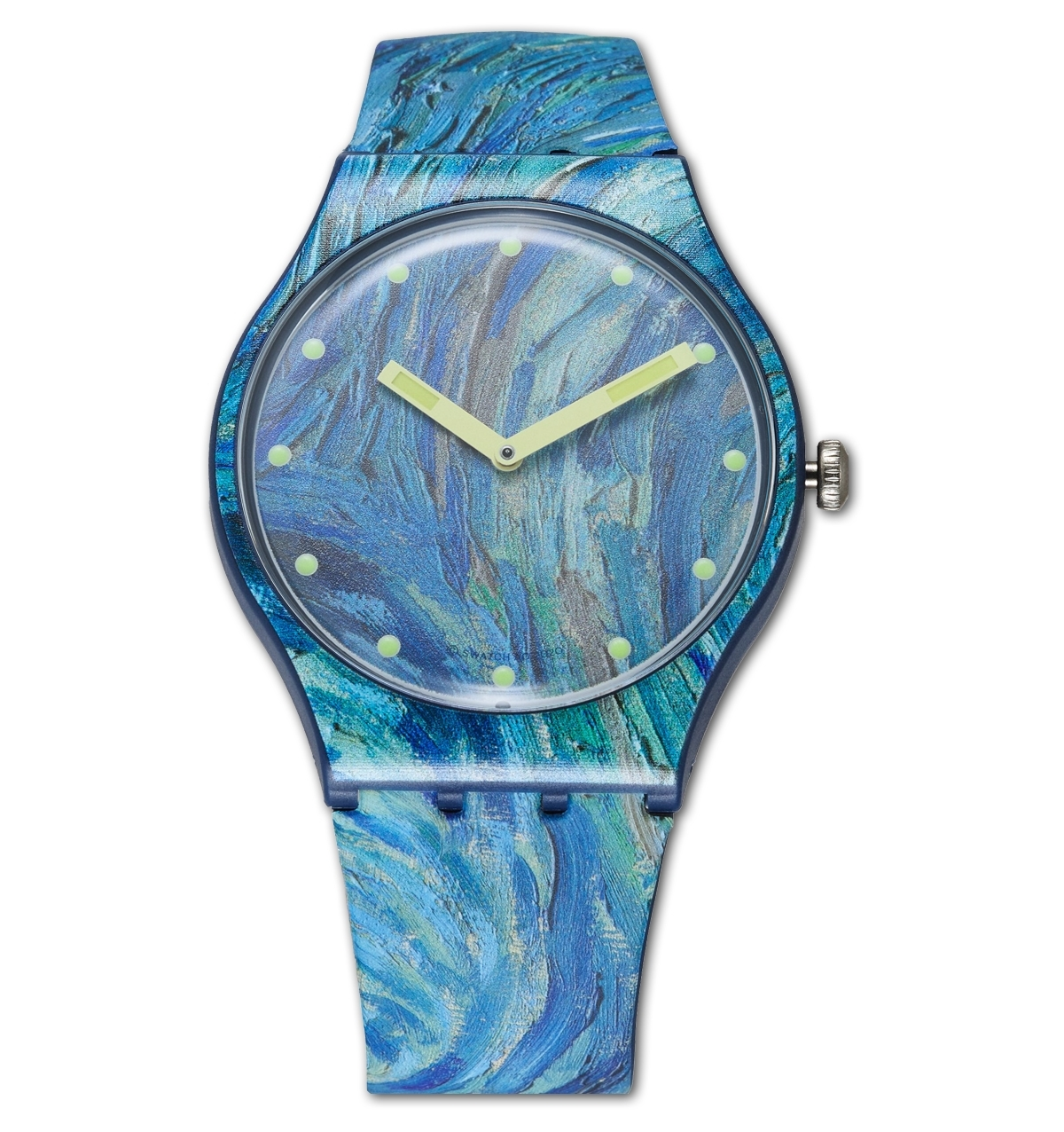 Vincent Van Swatch by The Gogh) Displayschutz(für ATFOLIX Starry FX-ActiFleX 3x Night