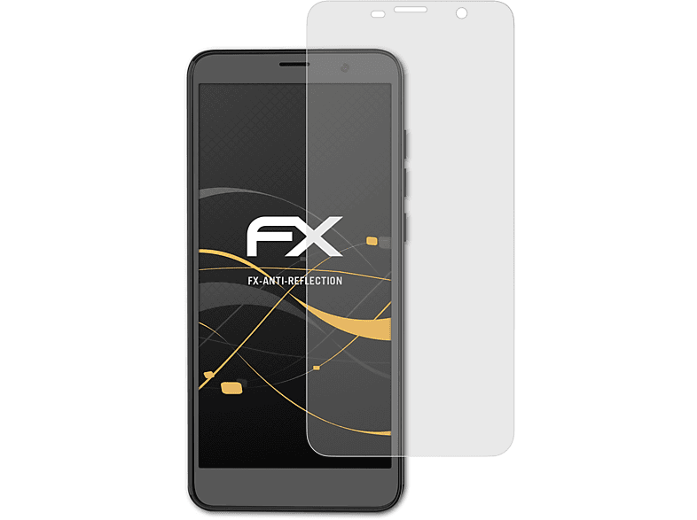 ATFOLIX 3x FX-Antireflex Displayschutz(für Nuu Mobile A10L)