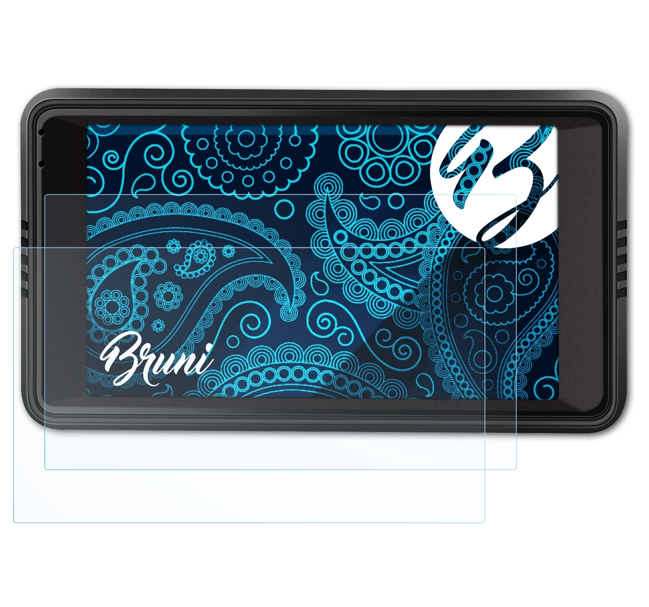 BRUNI 2x Basics-Clear Schutzfolie(für Sencor SCR 4400)