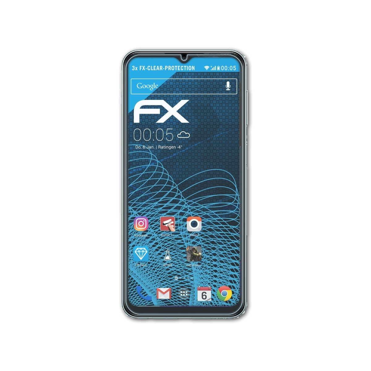 ATFOLIX Galaxy Displayschutz(für 3x 5G) M23 Samsung FX-Clear