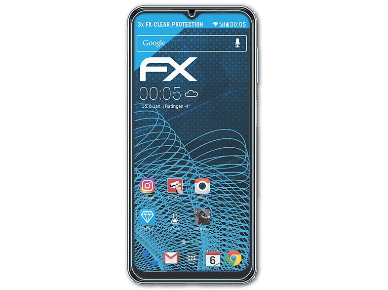 Galaxy M23 Samsung 5G) FX-Clear 3x Displayschutz(für ATFOLIX