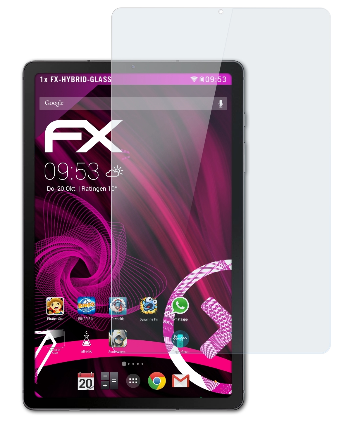 FX-Hybrid-Glass Galaxy Lite S6 Tab Schutzglas(für ATFOLIX (2022)) Samsung